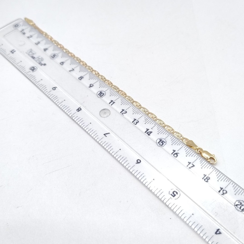 PULSERA GUCHI 14K 18 CM 3 GR (NUEVO)