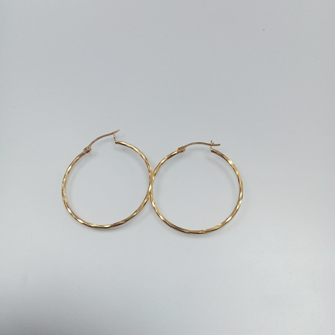 ARRACADAS PAR ORO 14 K 2.9 GRMS (SEMINUEVO)