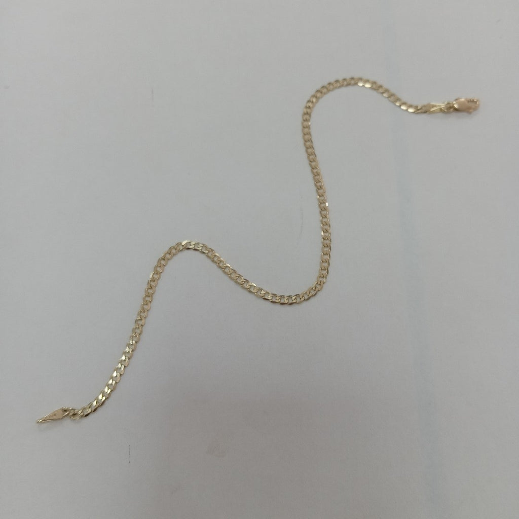 PULSERA BARBADA 14K 21 CM 2.3 GR (NUEVO)