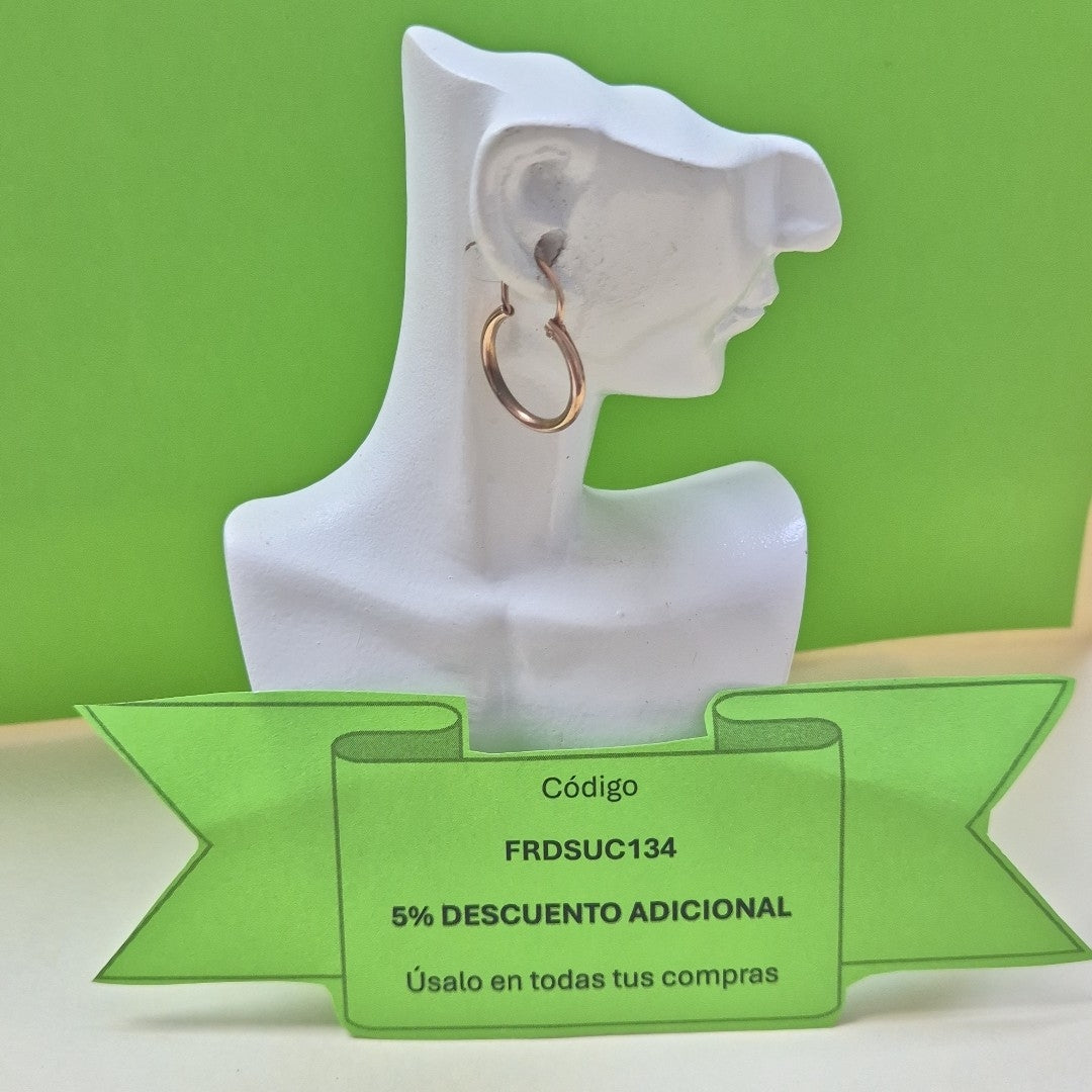 ARRACADAS PAR ORO 8 K 1.3 GRMS (SEMINUEVO)