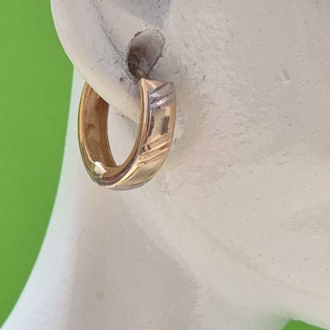 ARETES PAR ORO 14 K 1 GRMS (SEMINUEVO)