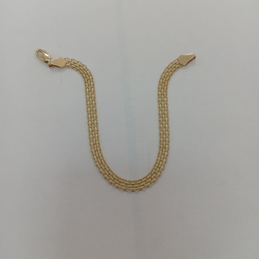 PULSERA ESPECIAL 14K 18 CM 4.4 GR (NUEVO)