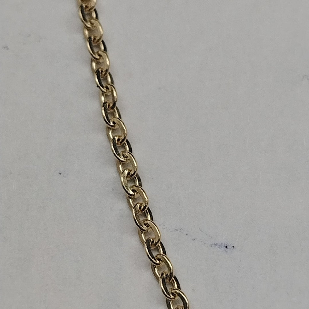 PULSERA TEJIDO ESPECIAL FIG FLORES 14K 18 CM 2 GR (NUEVO)