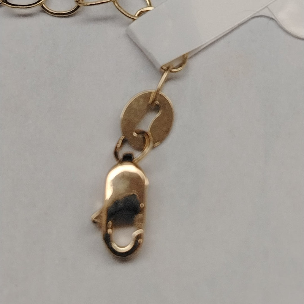 PULSERA ESPECIAL 14K 21 CM 1.8 GR (NUEVO)