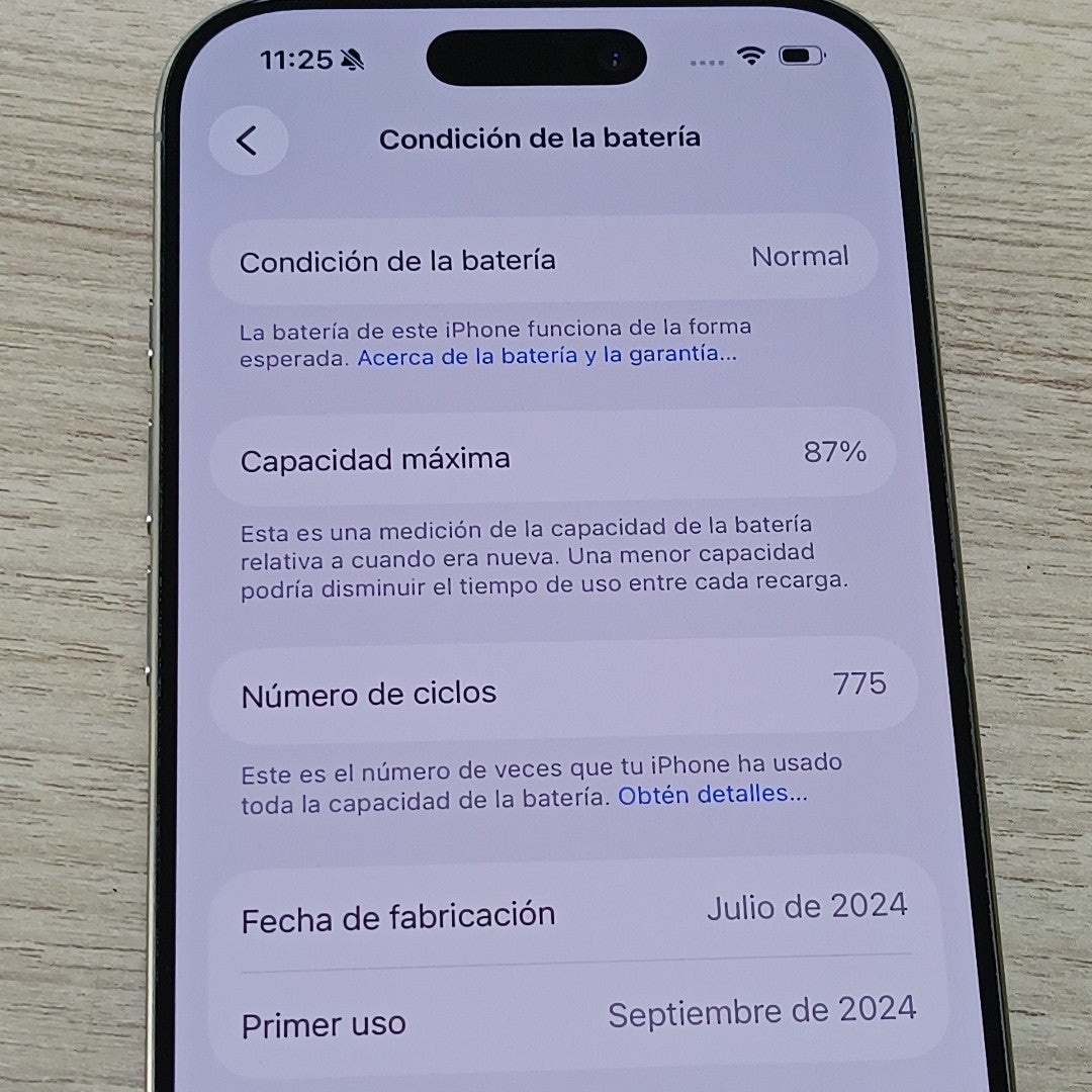CELULAR APPLE IPHONE 16 PRO A3292 (2024) 256 GB 8 GB RAM (SEMINUEVO)