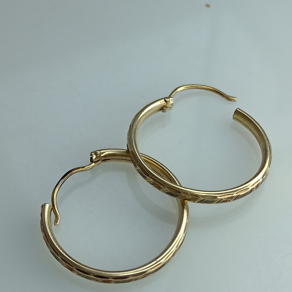 ARRACADAS PAR ORO 10 K 1.9 GRMS (SEMINUEVO)