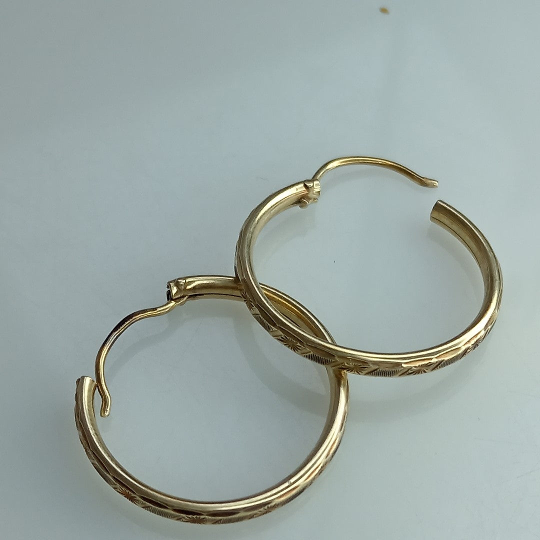 ARRACADAS PAR ORO 10 K 1.9 GRMS (SEMINUEVO)