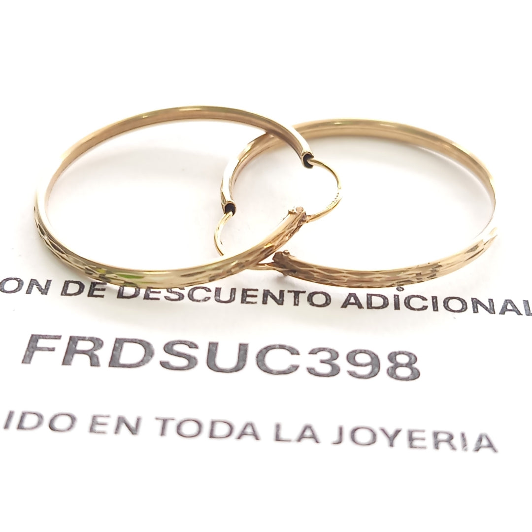 ARRACADAS PAR ORO 10 K 2.3 GRMS (SEMINUEVO)