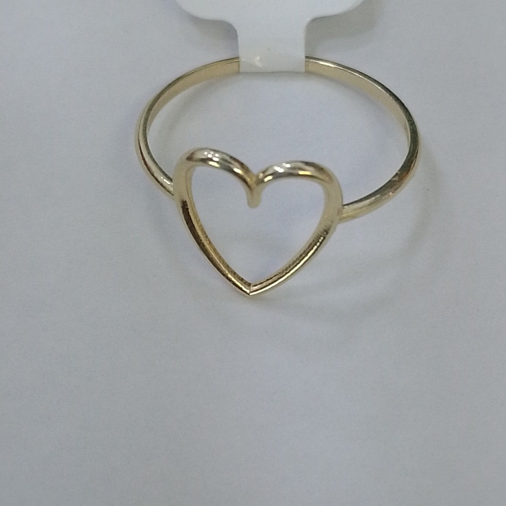 ANILLOS ANILLITO FIG CORAZON 10K TALLA 8 0.8 GR (NUEVO)