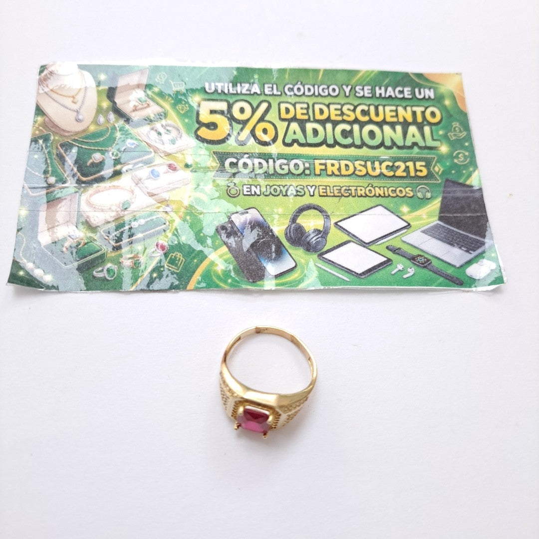 ANILLO ORO 8 K 4.6 GRMS (SEMINUEVO)