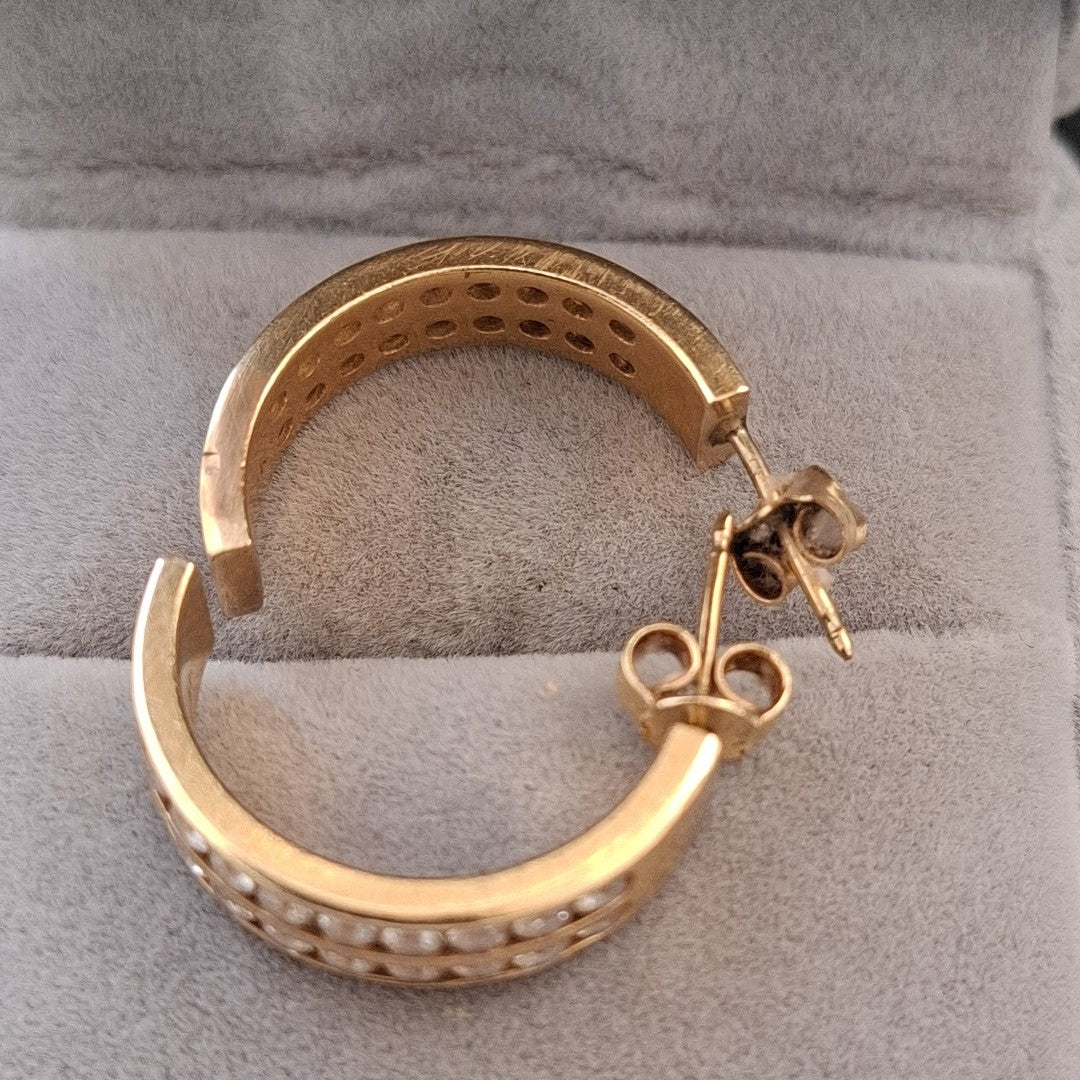 ARETES PAR ORO 14 K 5,70 GRMS (SEMINUEVO)