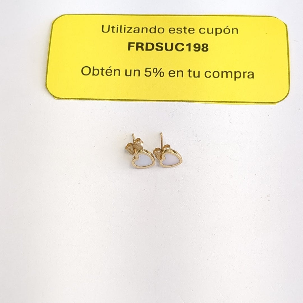 ARETES PAR ORO 10 K 1.1 GRMS (SEMINUEVO)