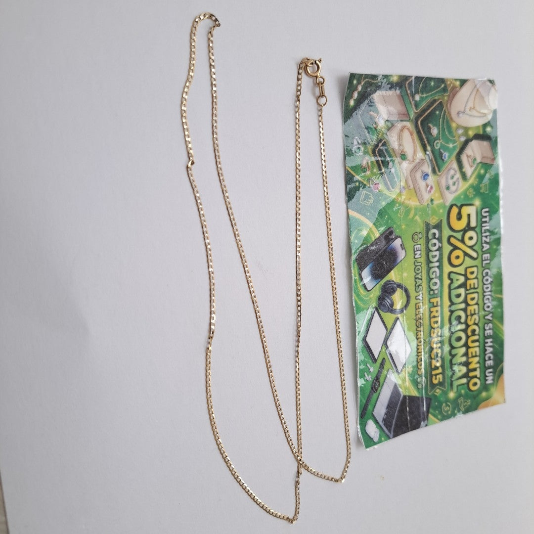 CADENA ORO 10 K 1.8 GRMS (SEMINUEVO)