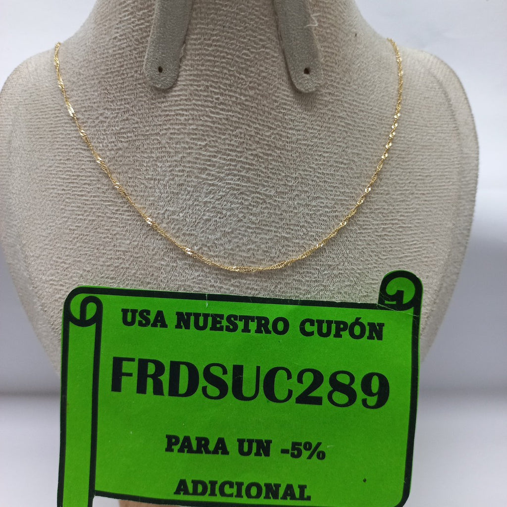 CADENA ORO 10 K 1,00 GRMS (SEMINUEVO)