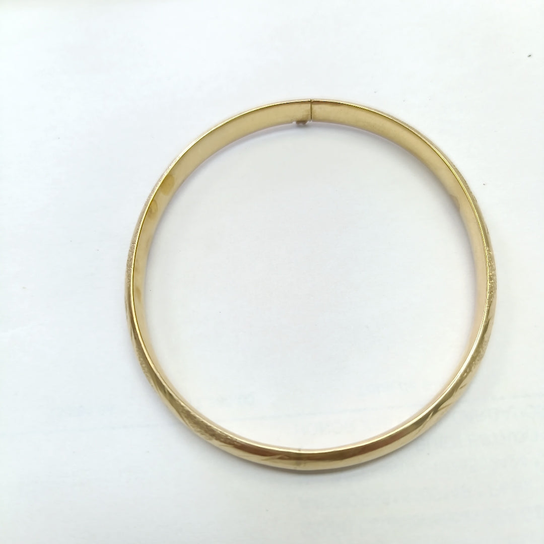 PULSERA RIGIDA ORO 14 K 8,70 GRMS (SEMINUEVO)