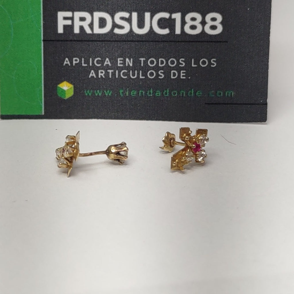 BROQUELES PAR ORO 10 K 0.8 GRMS (SEMINUEVO)