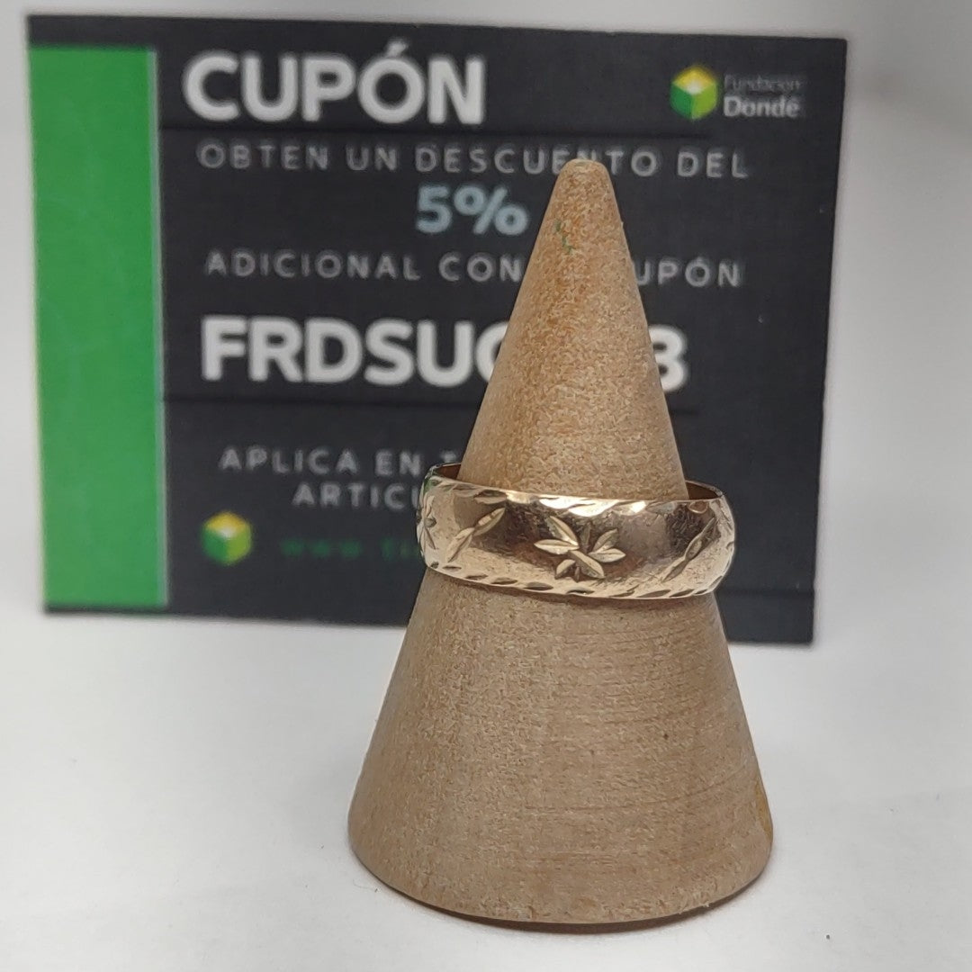 ARGOLLA ORO 8 K 1.2 GRMS (SEMINUEVO)