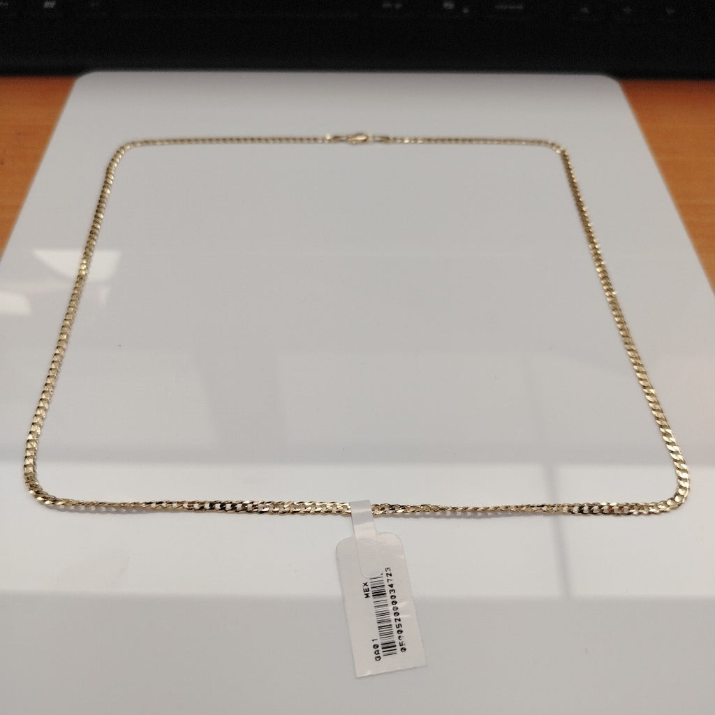 CADENA BARBADA 14K 60 CM 10 GR (NUEVO)