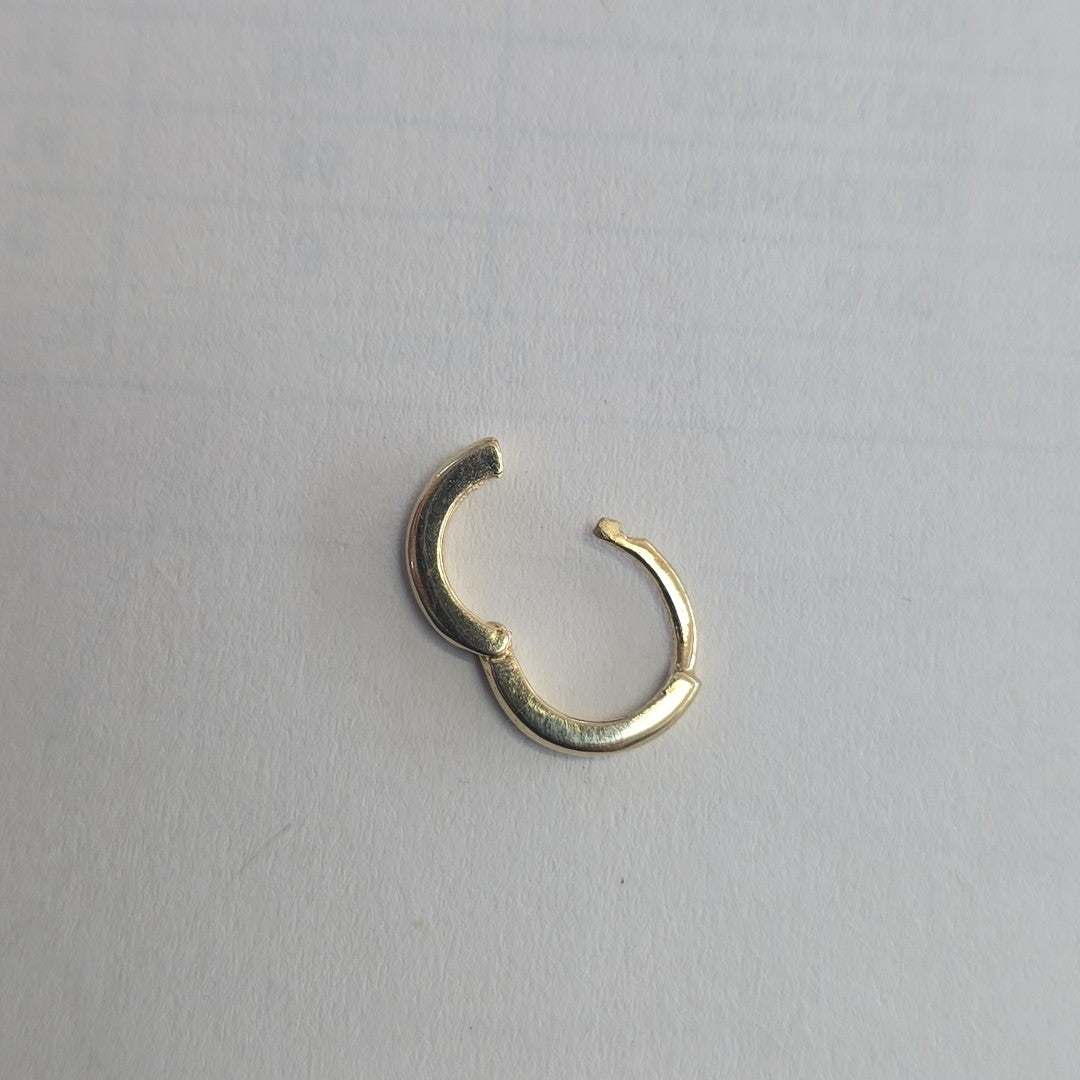 ARETES HUGGIE 14K 1.4 GR (NUEVO)