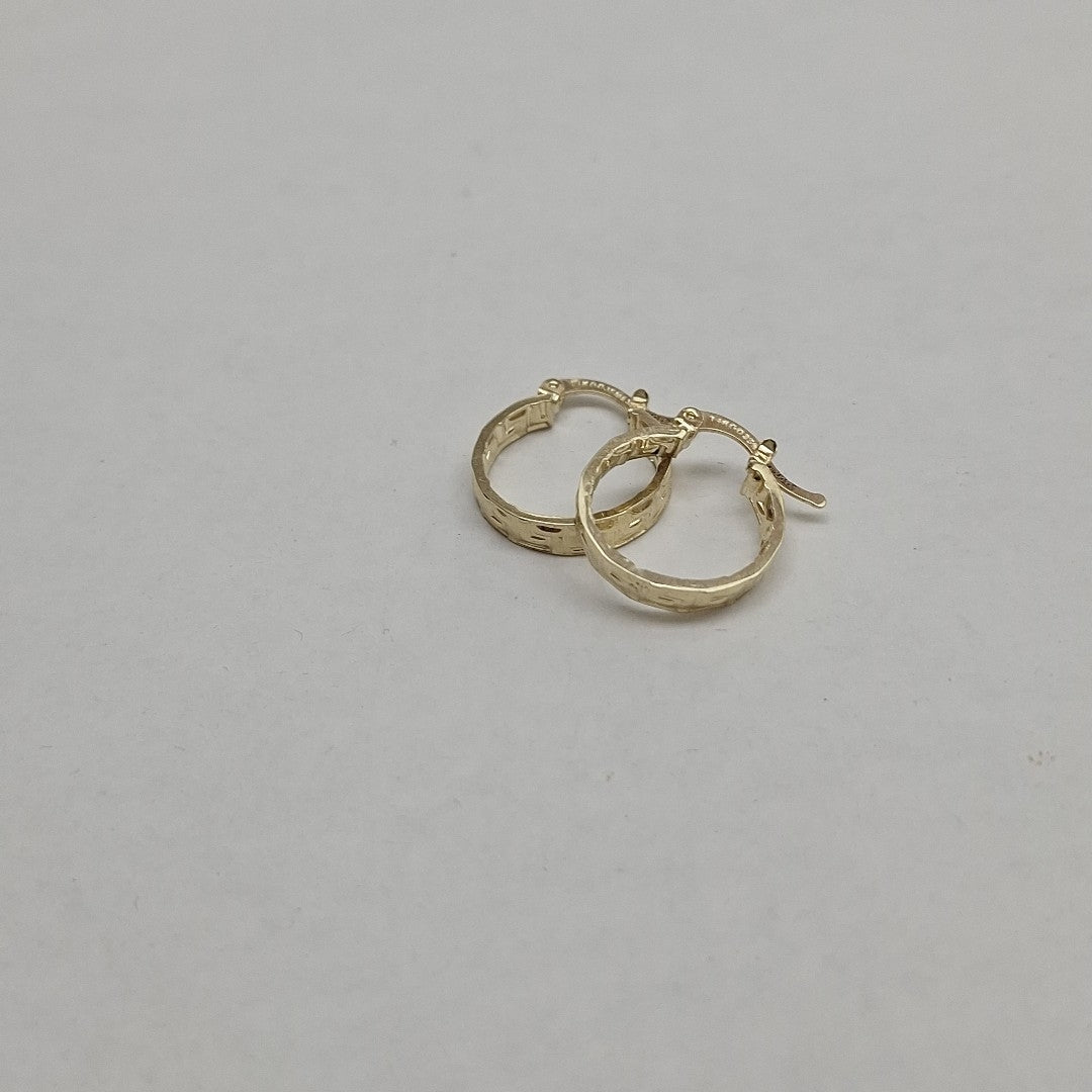 ARETES ARRACADAS FIG GRECAS 14K 1.8 GR (NUEVO)