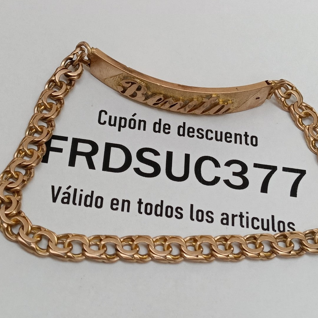 ESCLAVA ORO 10 K 13.7 GRMS (SEMINUEVO)