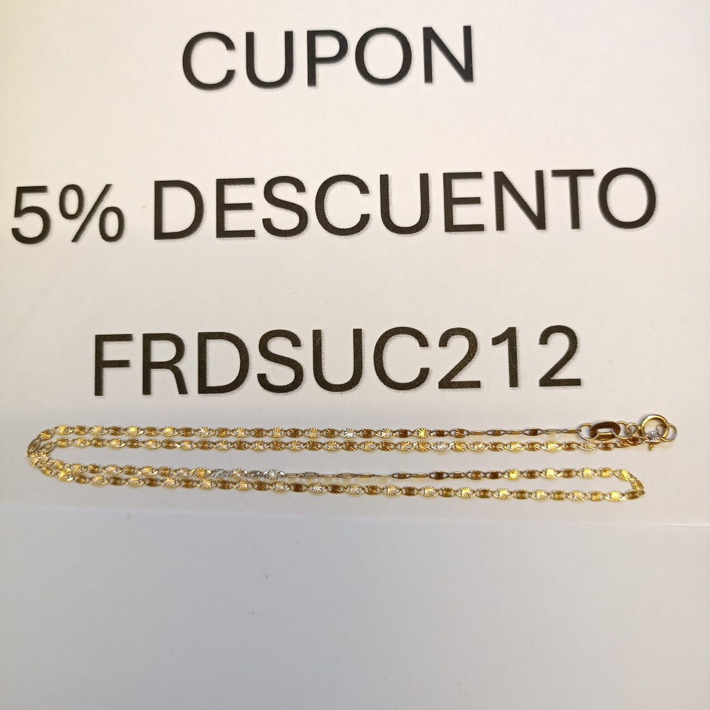 CADENA ORO 10 K 1.5 GRMS (SEMINUEVO)