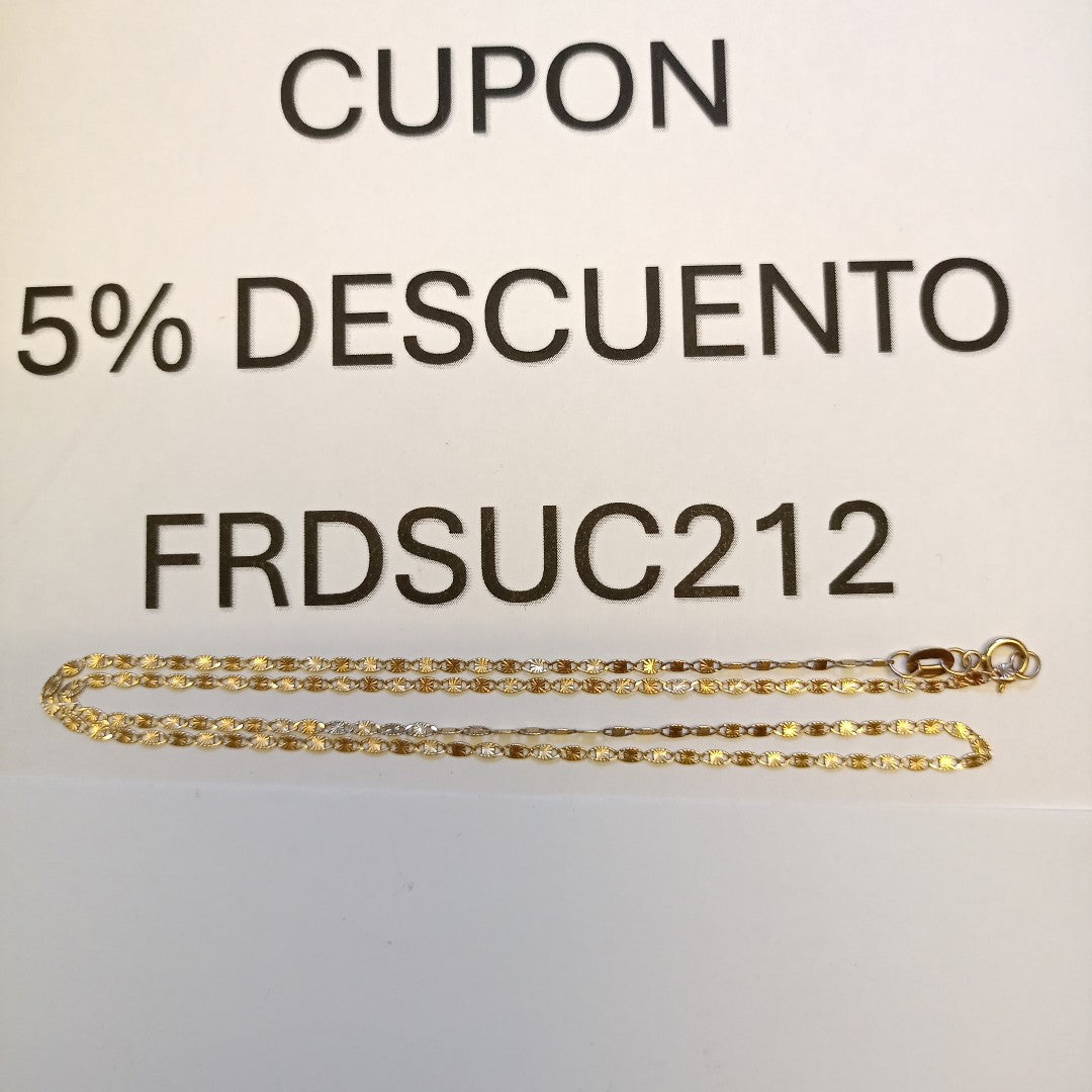 CADENA ORO 10 K 1.5 GRMS (SEMINUEVO)
