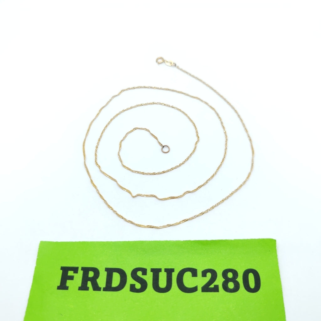 CADENA ORO 14 K 1.5 GRMS (SEMINUEVO)