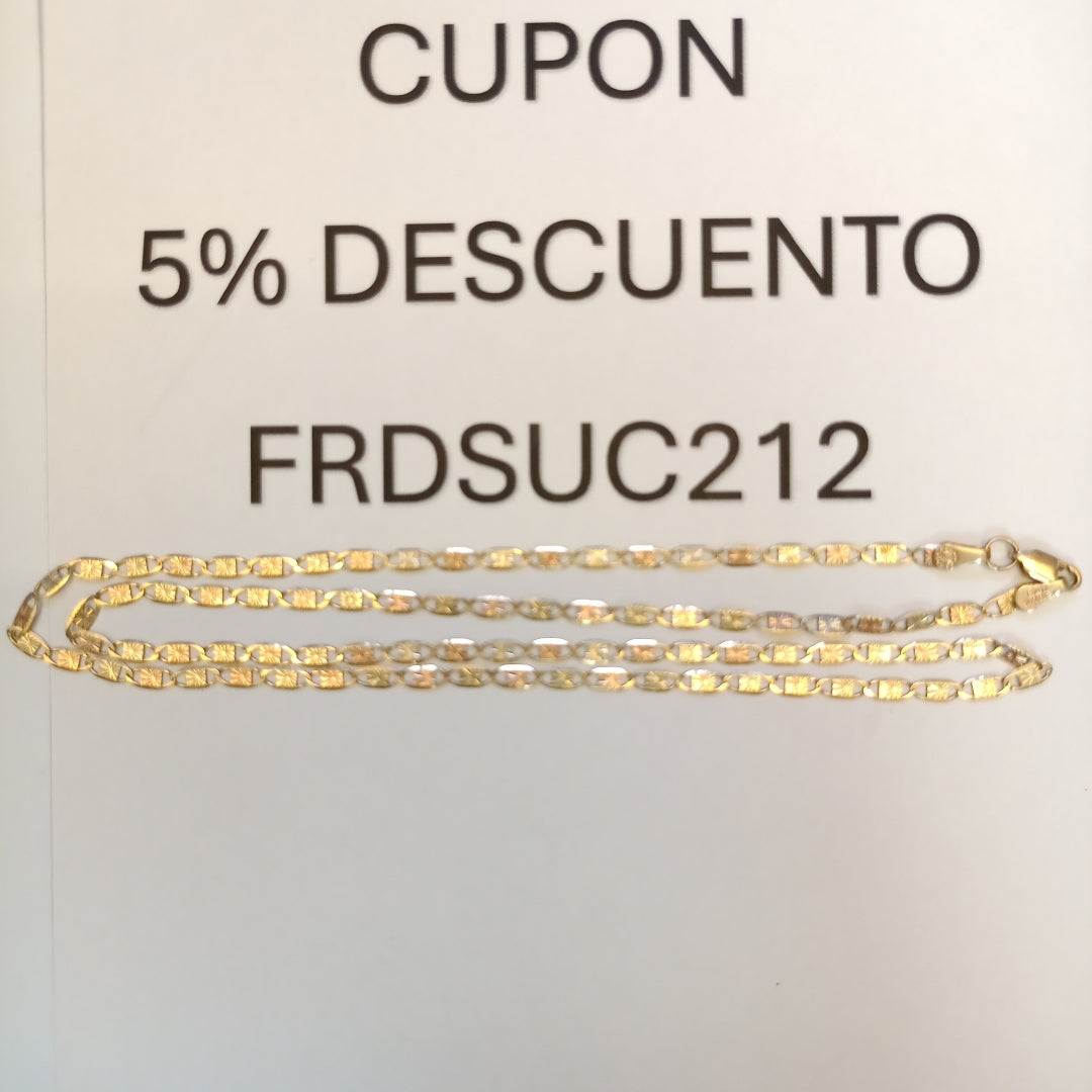 CADENA ORO 10 K 6.3 GRMS (SEMINUEVO)