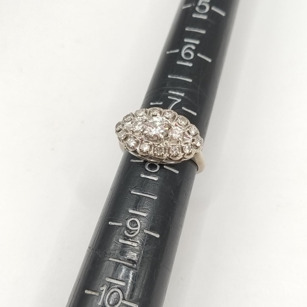 ANILLITO ORO BLANCO 14 K 6.3 GRMS (SEMINUEVO)