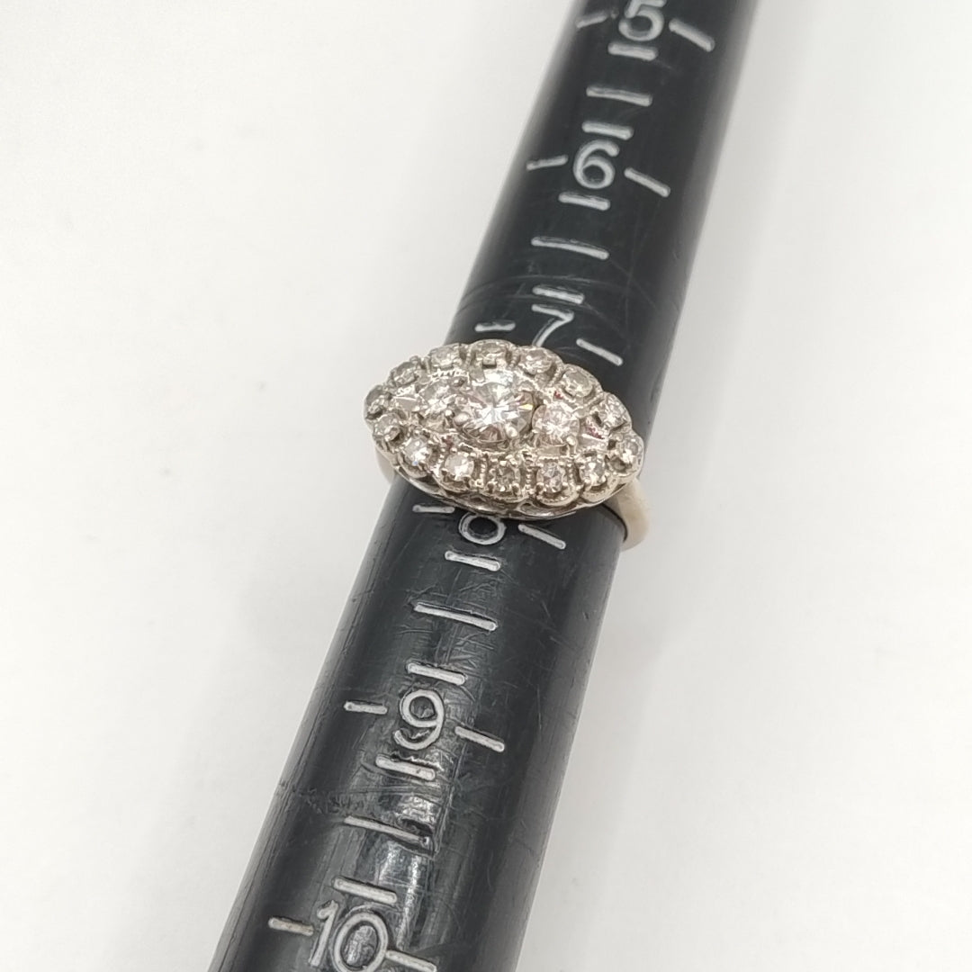 ANILLITO ORO BLANCO 14 K 6.3 GRMS (SEMINUEVO)
