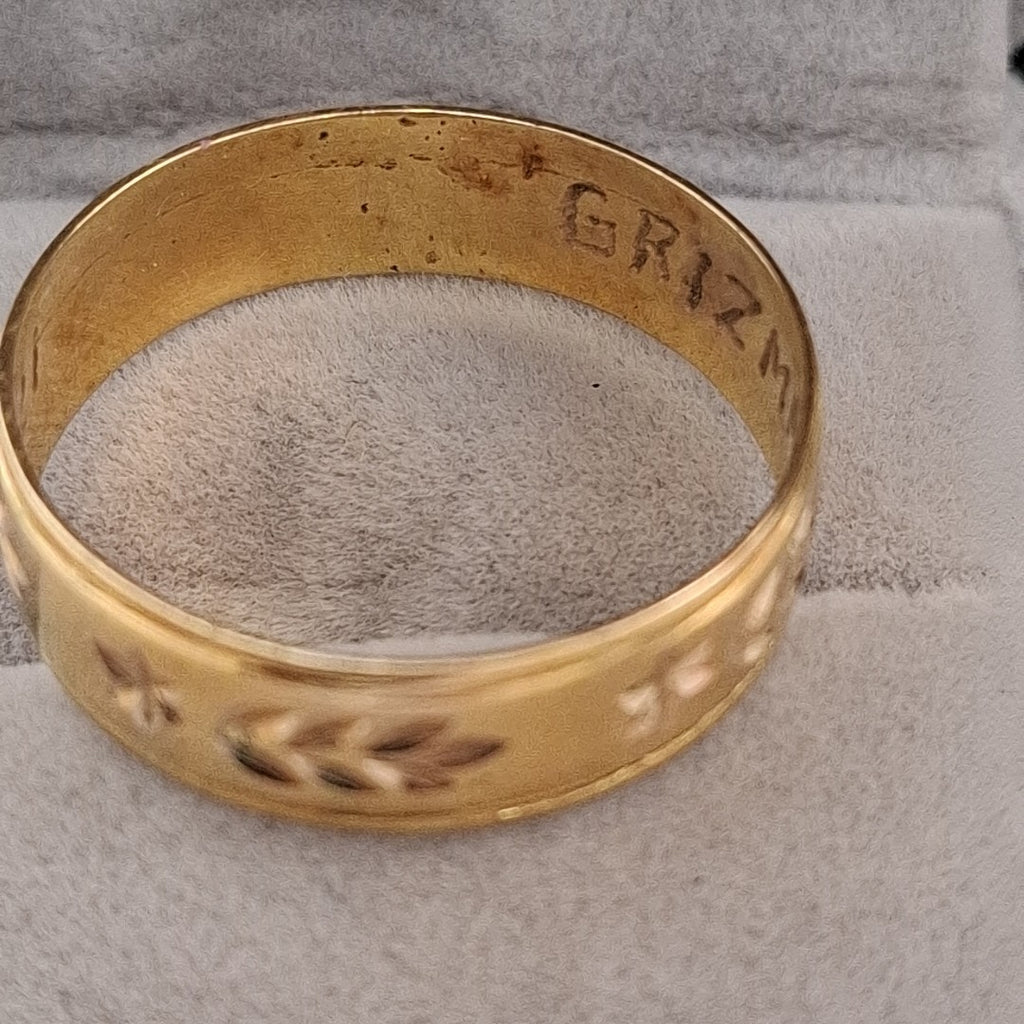 ARGOLLA ORO 10 K 2.9 GRMS (SEMINUEVO)