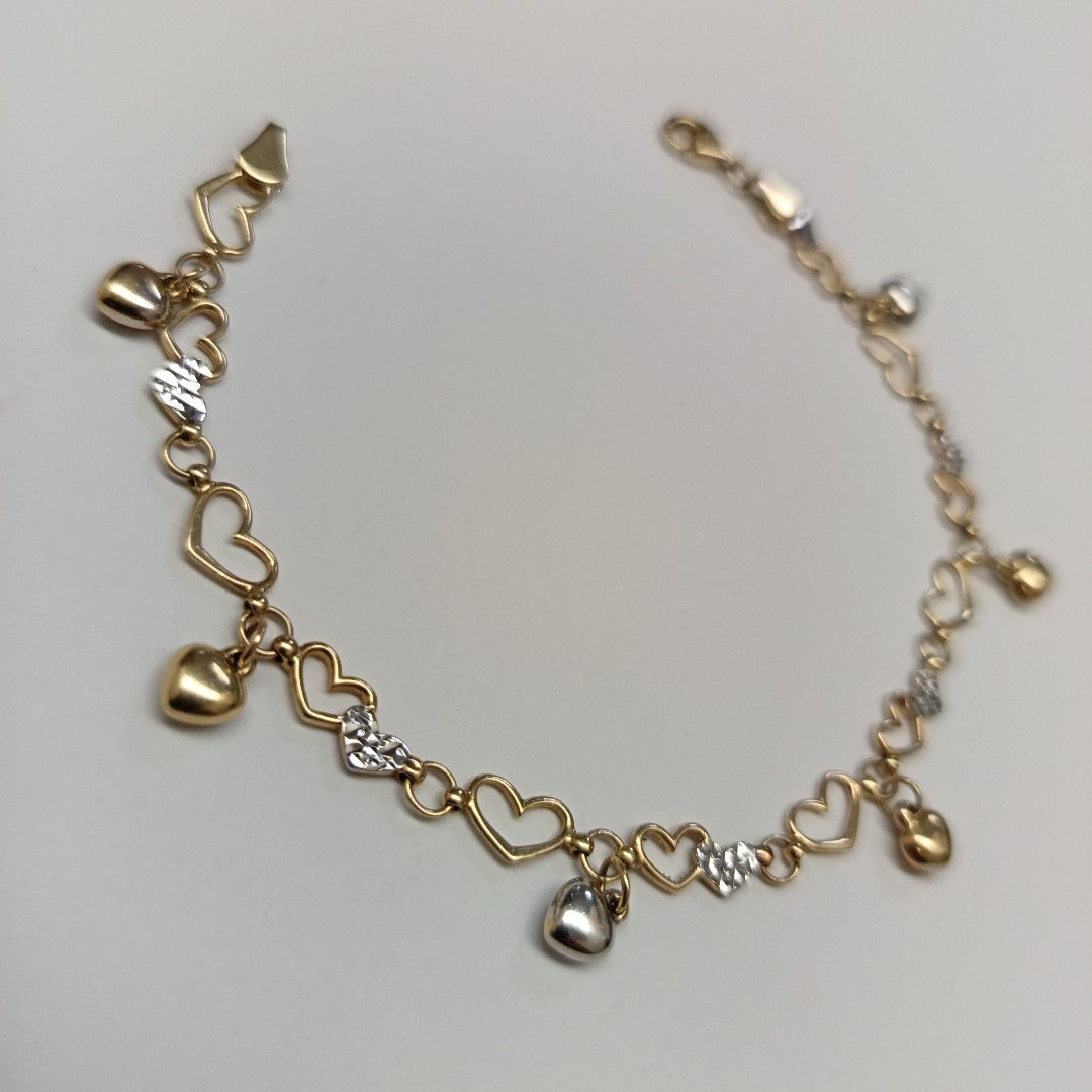 PULSERA ORO,ORO BLANCO 14 K 5,90 GRMS (SEMINUEVO)