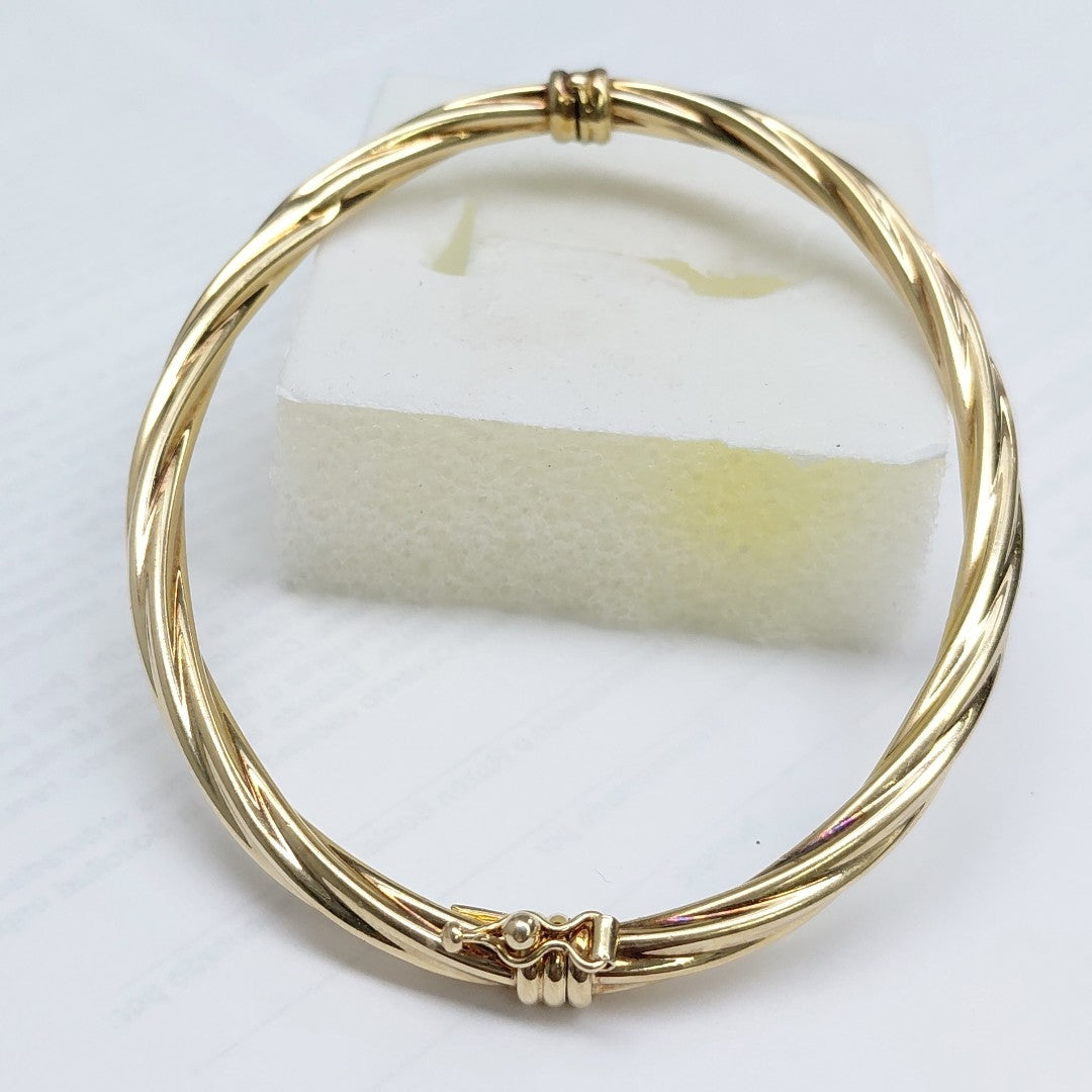 PULSERA RIGIDA ORO 14 K 5,20 GRMS (SEMINUEVO)