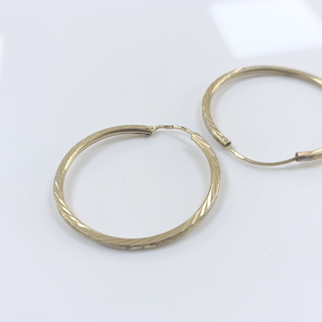 ARRACADAS PAR ORO 10 K 3,10 GRMS (SEMINUEVO)