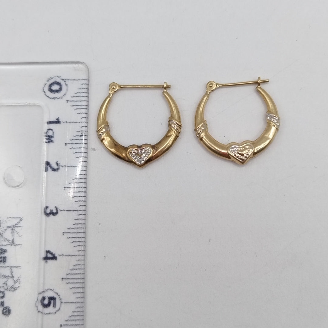 ARRACADAS PAR ORO 10 K 0.9 GRMS (SEMINUEVO)