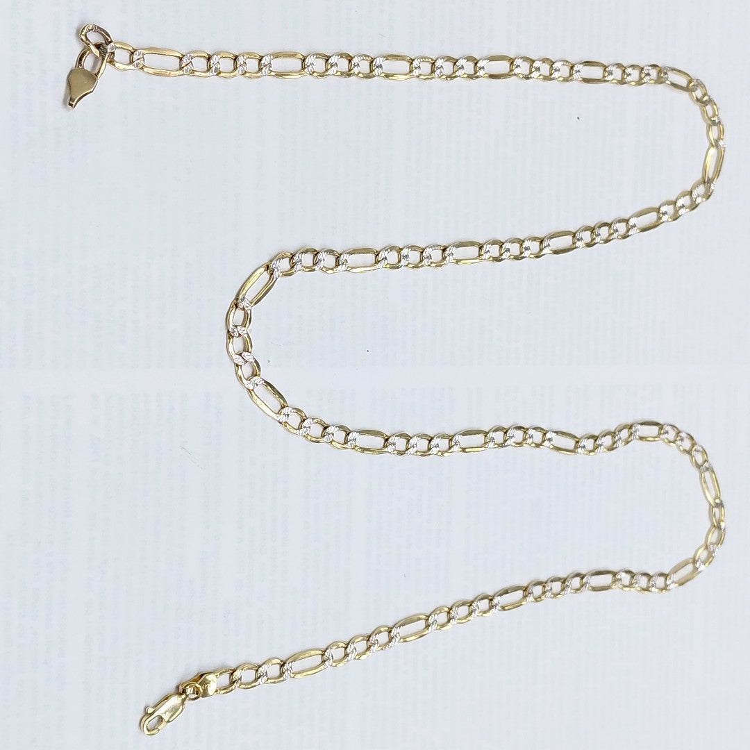 CADENA ORO,RODIADO 14 K 9,50 GRMS (SEMINUEVO)