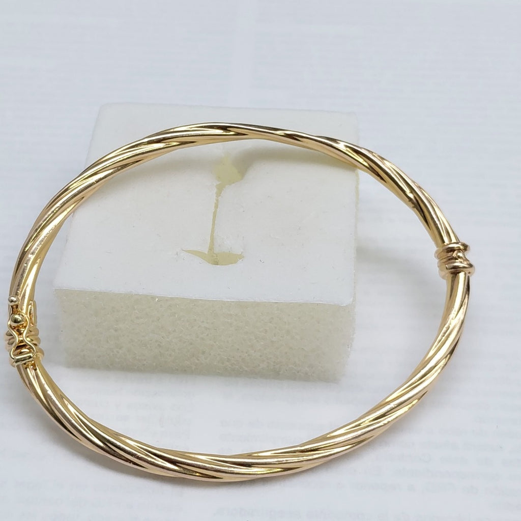PULSERA RIGIDA ORO 14 K 5,60 GRMS (SEMINUEVO)