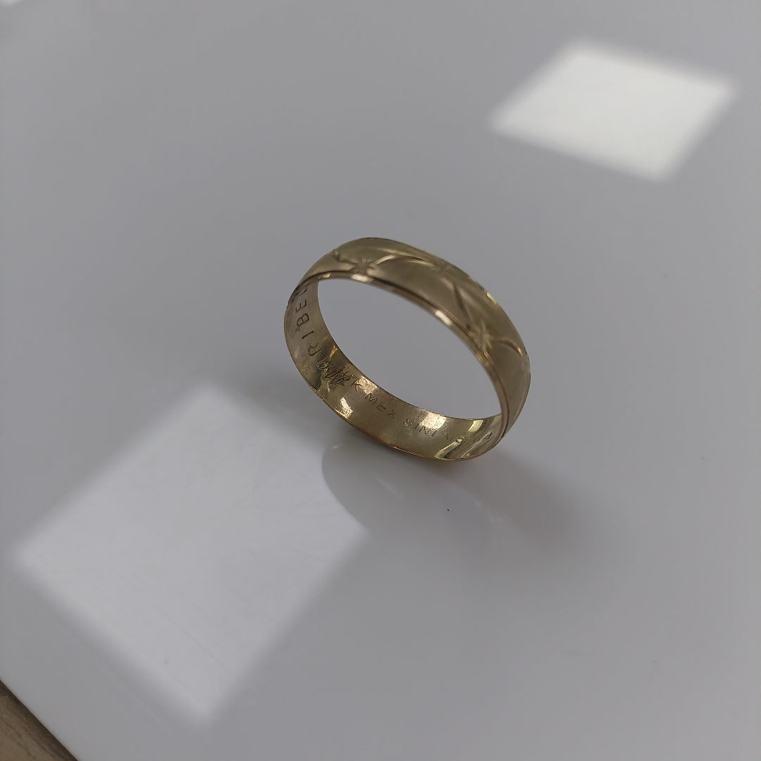 ARGOLLA ORO 10 K 2.2 GRMS (SEMINUEVO)