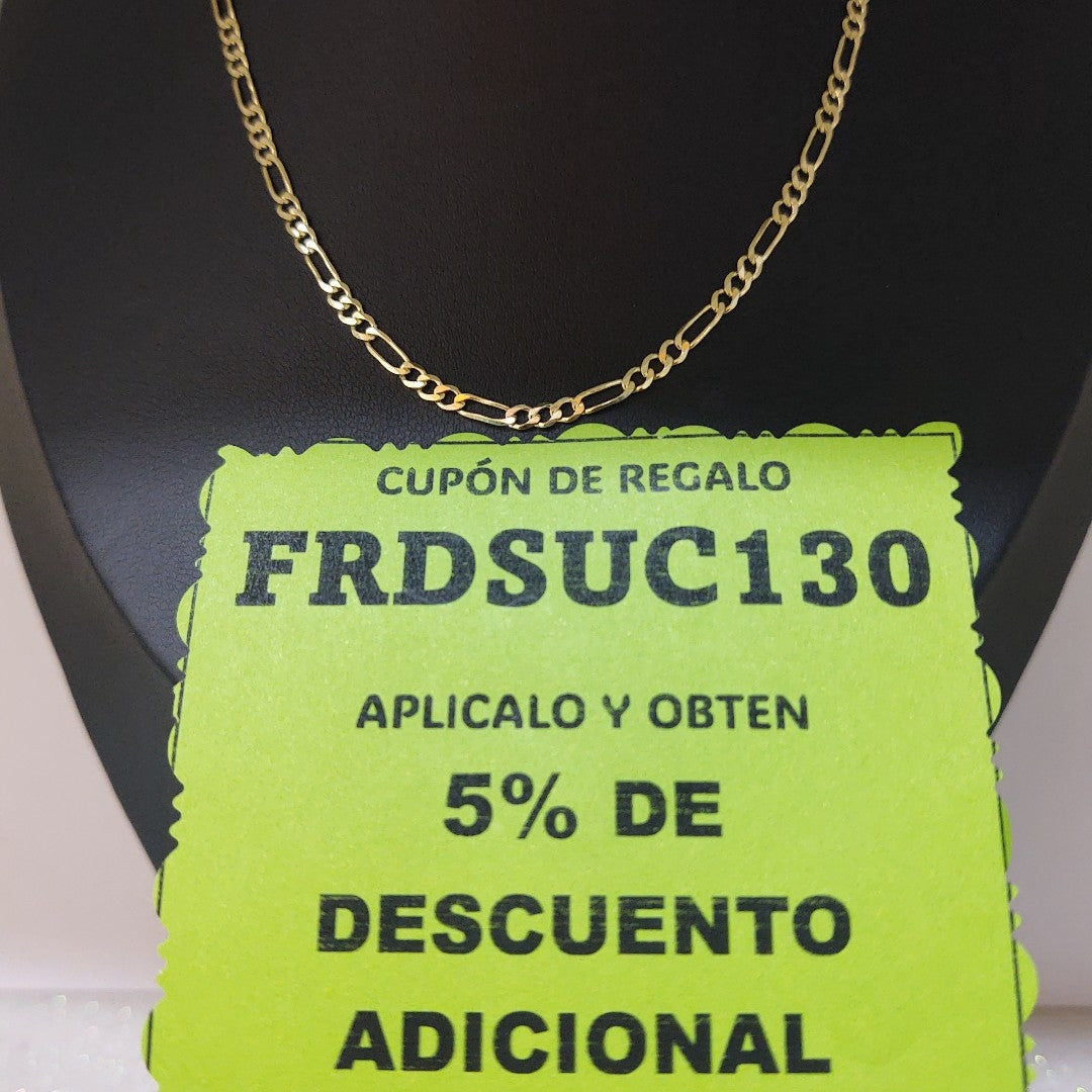 CADENA 3X1 10K 60 CM 4.6 GR (NUEVO)