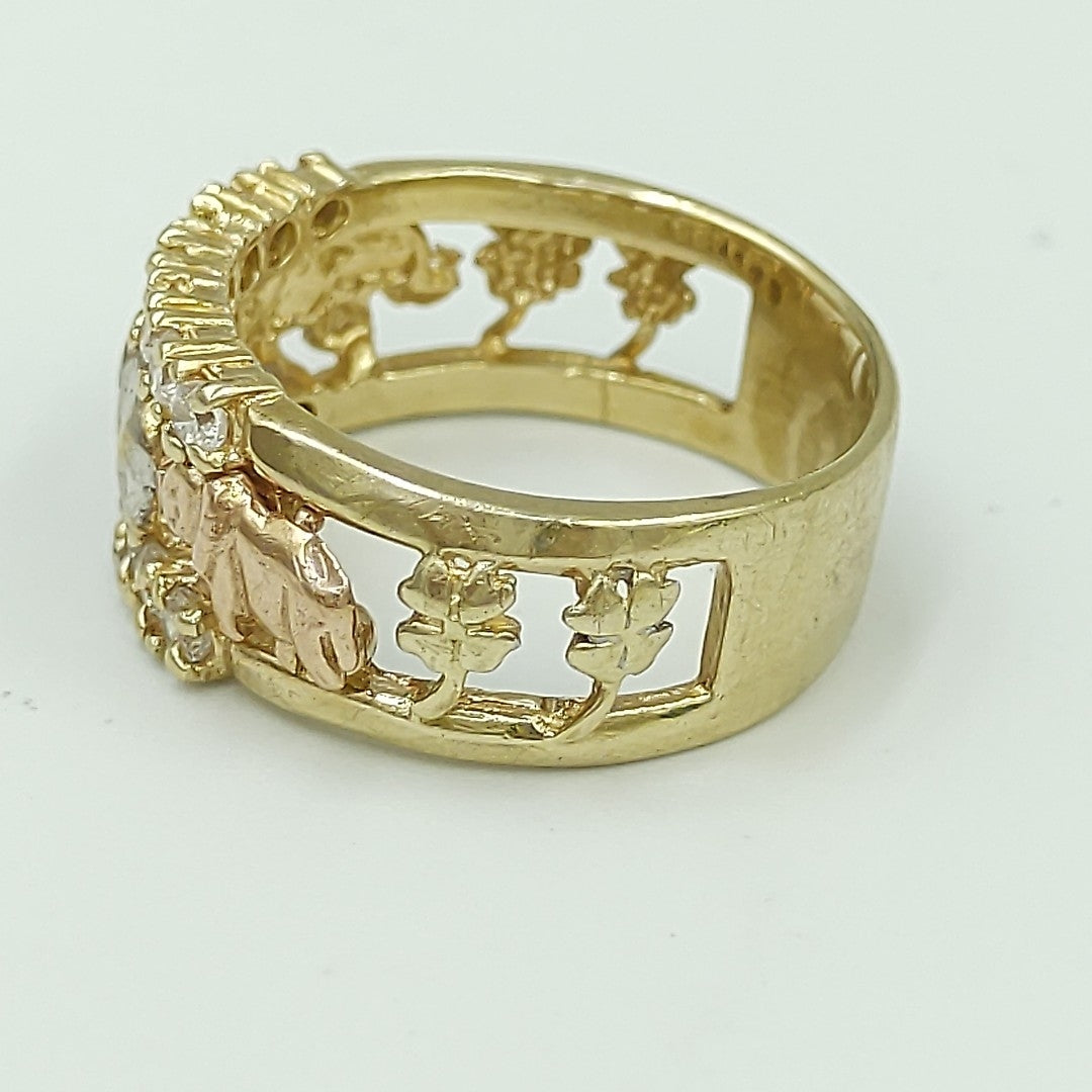 ANILLO ORO 10 K 5.9 GRMS (SEMINUEVO)