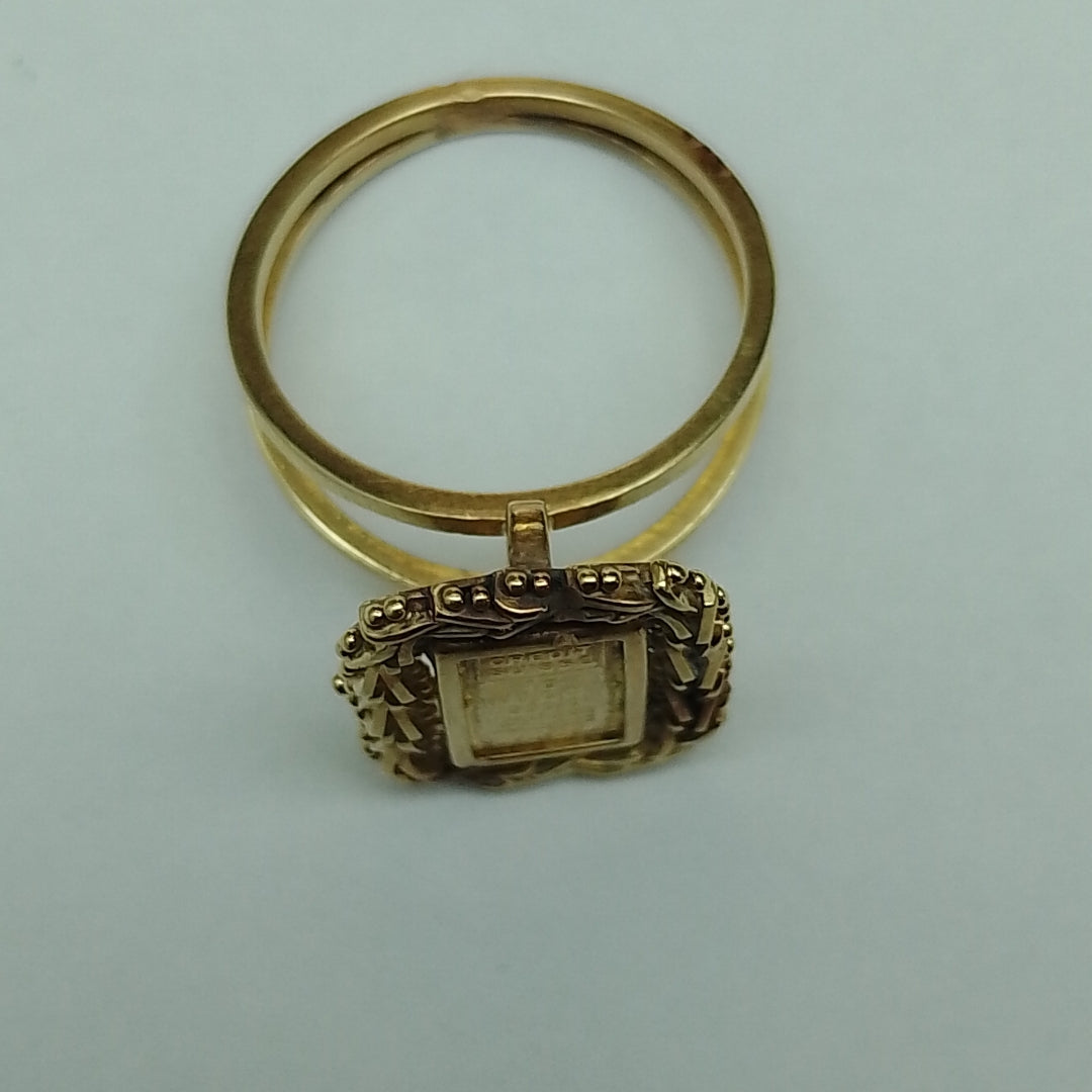 ANILLO ORO 10 K 3,50 GRMS (SEMINUEVO)