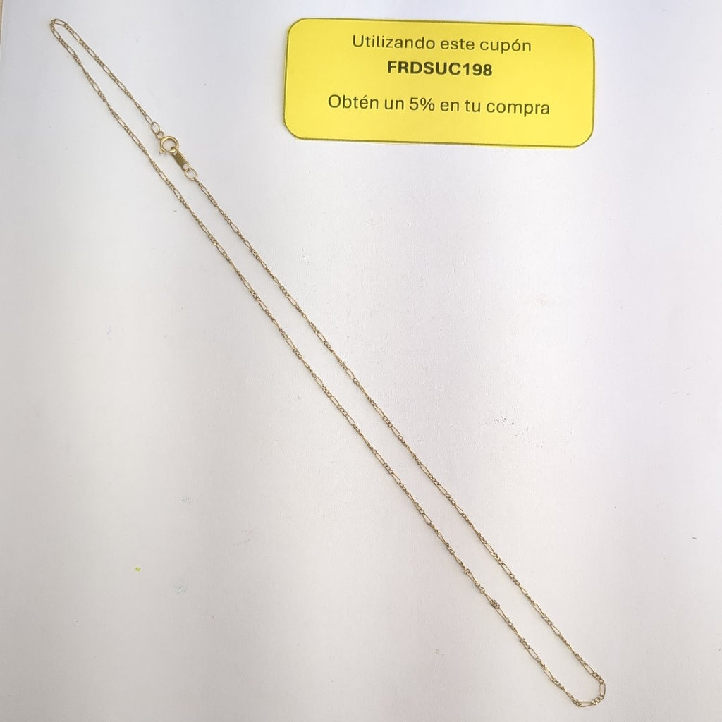 CADENA ORO 10 K 1.3 GRMS (SEMINUEVO)