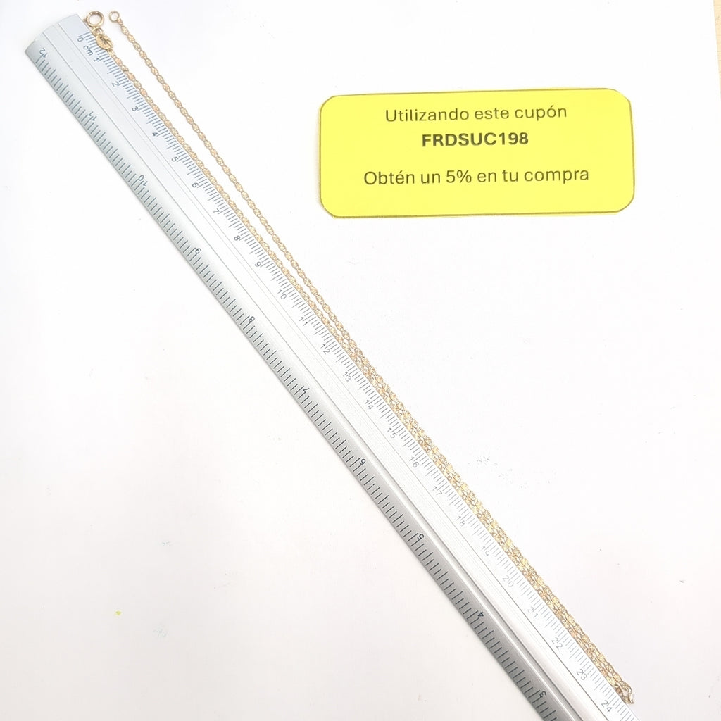 CADENA ORO 10 K 1.7 GRMS (SEMINUEVO)