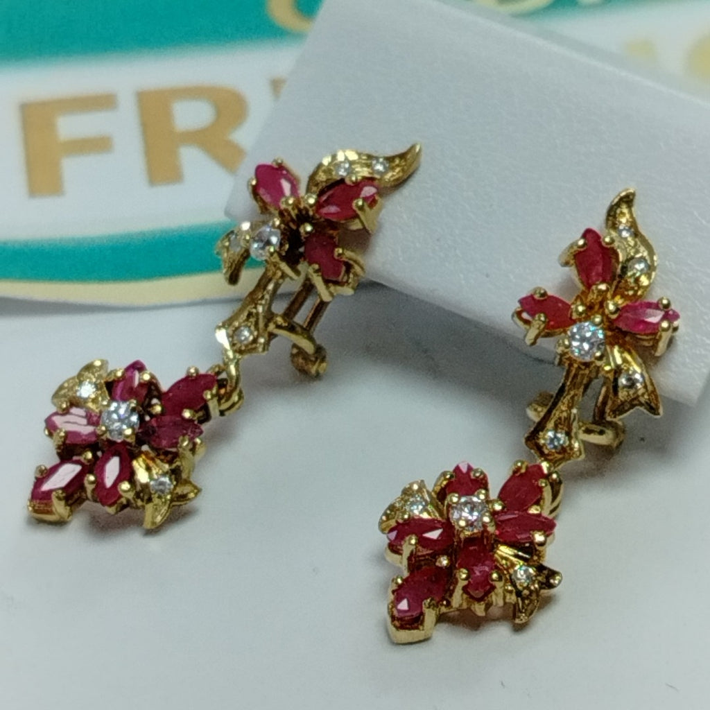 ARETES PAR ORO 14 K 5.3 GRMS (SEMINUEVO)
