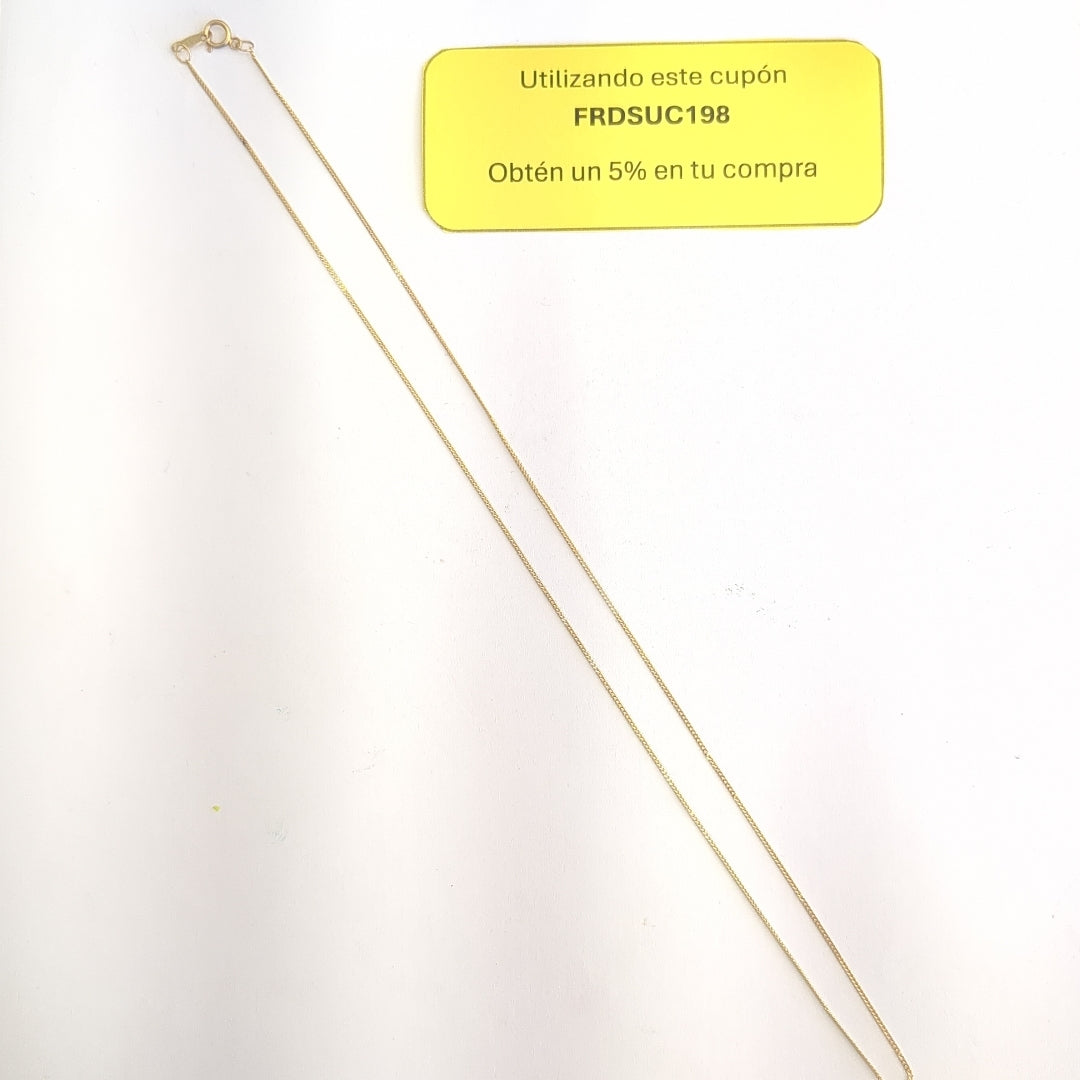 CADENA ORO 10 K 1.4 GRMS (SEMINUEVO)