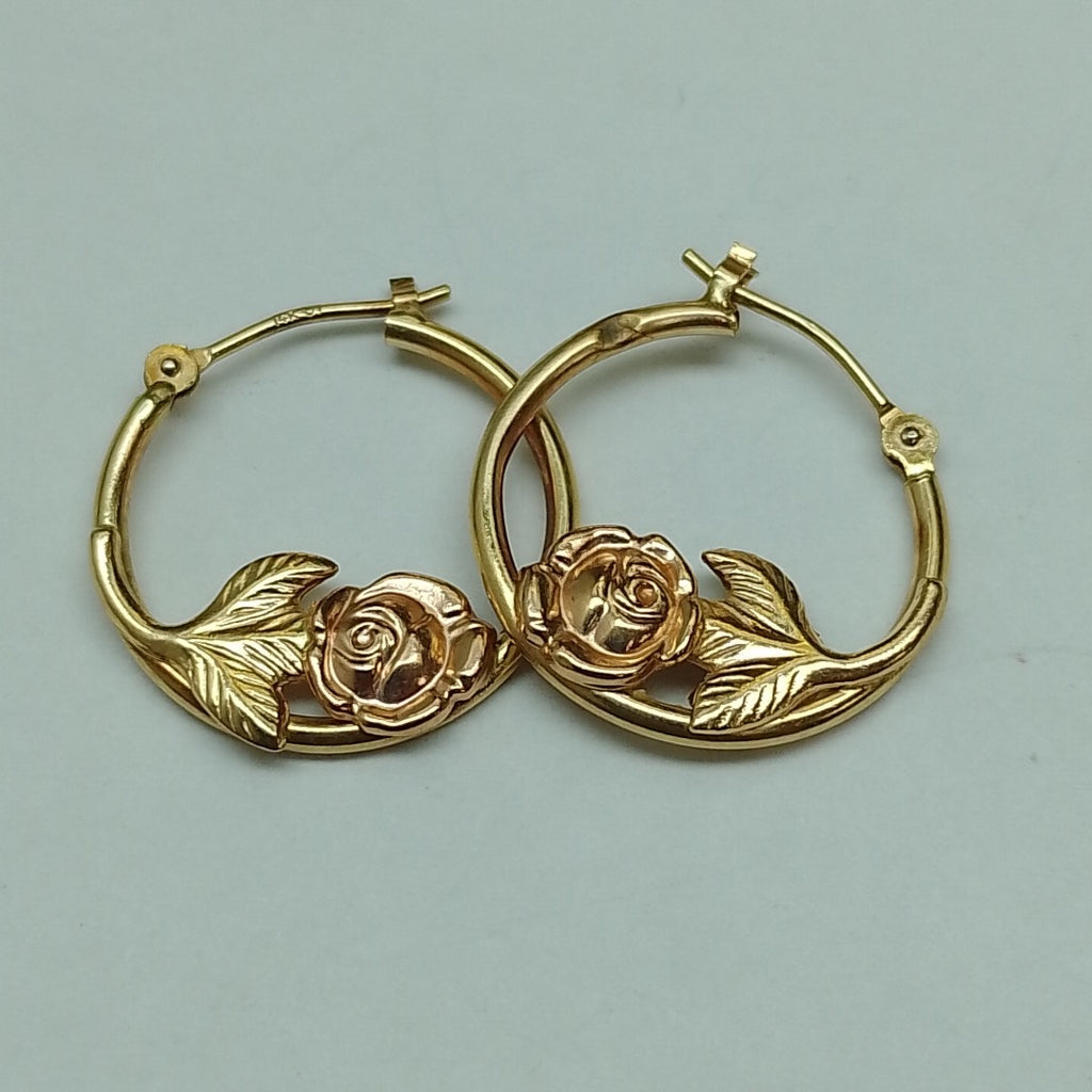 ARRACADAS PAR ORO 14 K 1 GRMS (SEMINUEVO)