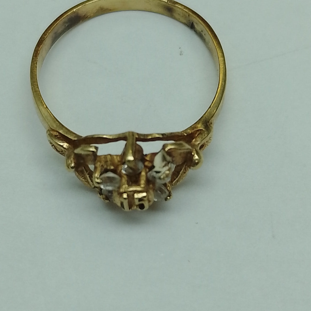 ANILLO ORO 10 K 2,50 GRMS (SEMINUEVO)