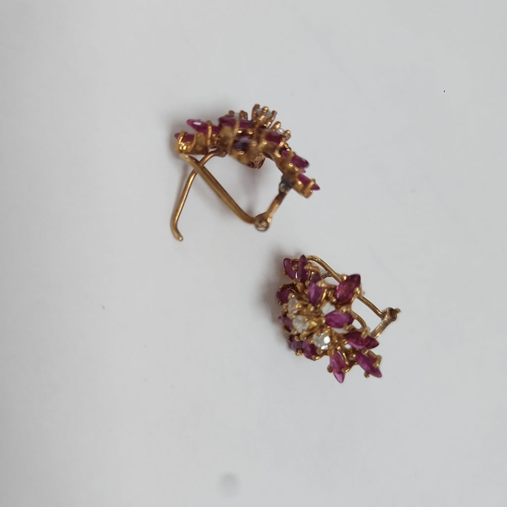 ARETES PAR ORO 14 K 4,60 GRMS (SEMINUEVO)