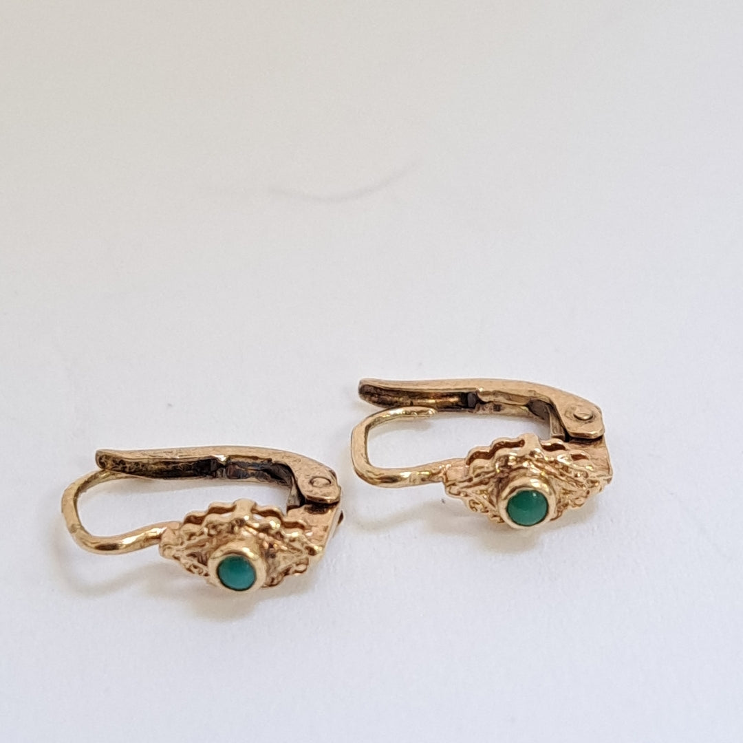 ARETES PAR ORO 10 K 1.1 GRMS (SEMINUEVO)